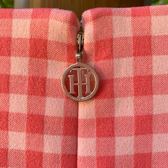 Tommy Hilfiger Pink Gingham A Line Dress - Picture 6 of 6
